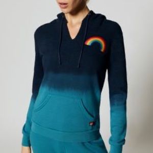 Aviator Nation Ombré Rainbow Hoodie